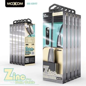CÁP SẠC MOXOM MX-CB47 DÀI 1M – 2.4A USB TO LIGHTNING
